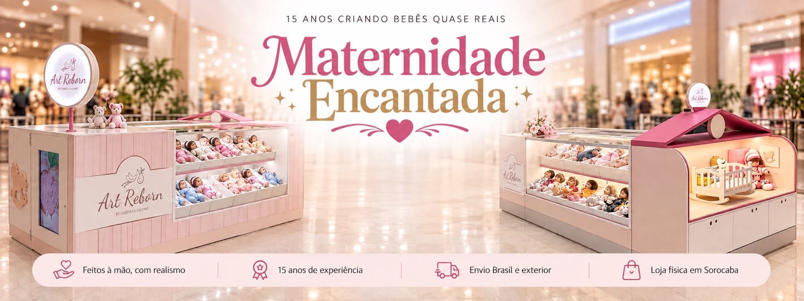 Boneca reborn Maternidade Encantada